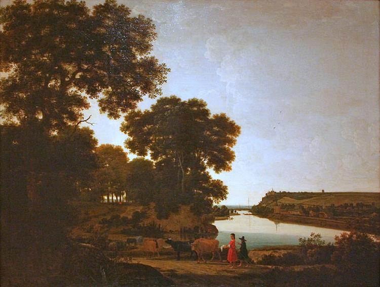 Joris van der Haagen View on the River Meuse oil painting image